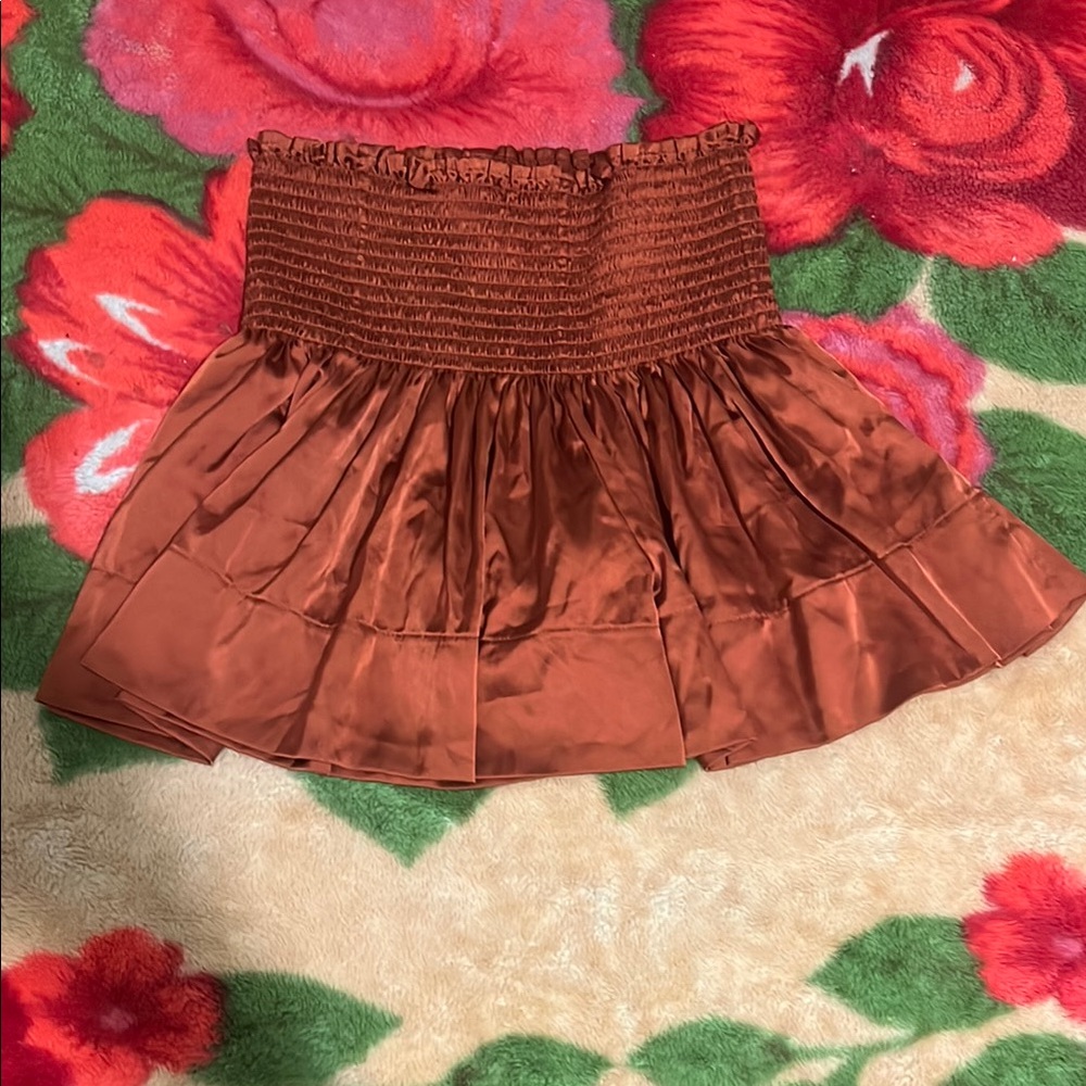 Elegant Brown Skirt